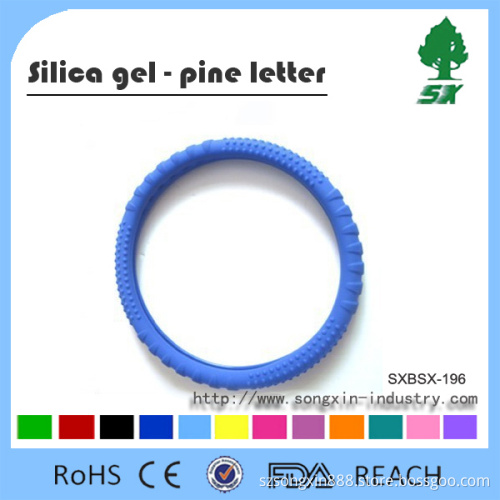 Colorful Fashion Antislip Silicone Shrink Car Steering Wheel Cover